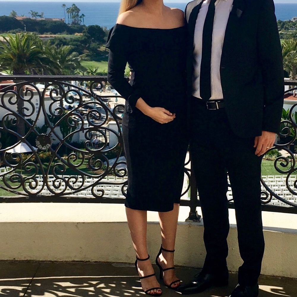 Rachel Pally Black Midi Dress Maternity